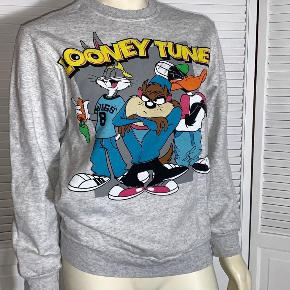 Vintage LOONEY TUNES Graphic‎ Sweatshirt Size Small